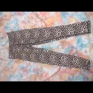 ZYIA Leopard Brilliant Scrunchy Leggings Size 4